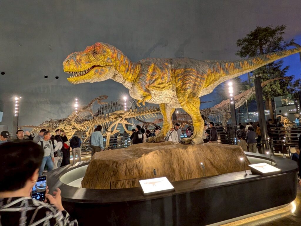 恐竜博物館のティラノサウルス