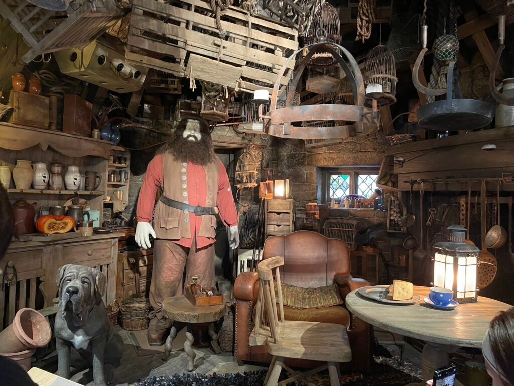 スタジオツアー東京　ハグリッドの小屋の内部