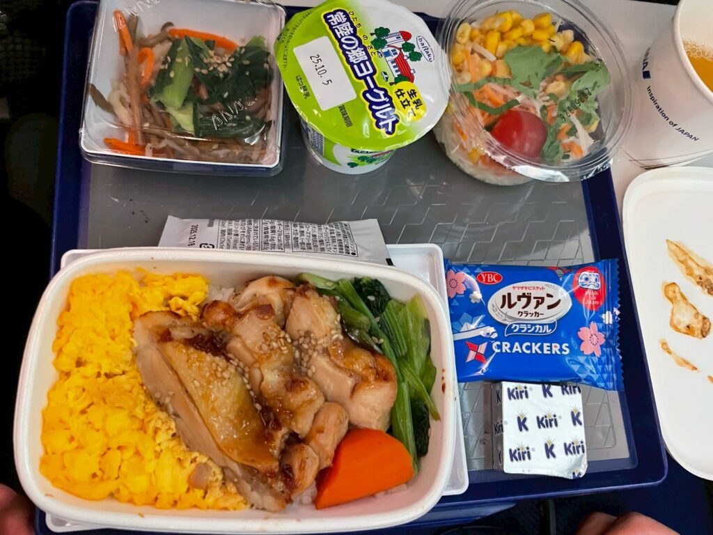 ANA　羽田-ミラノ　ディナー