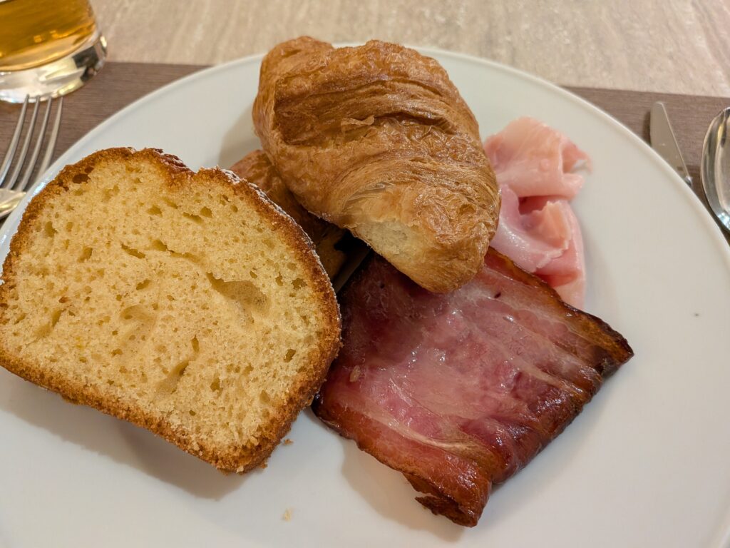 ベネチア　ホテルの朝食