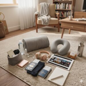 長距離フライトで役に立ったアイテムのアイキャッチ画像