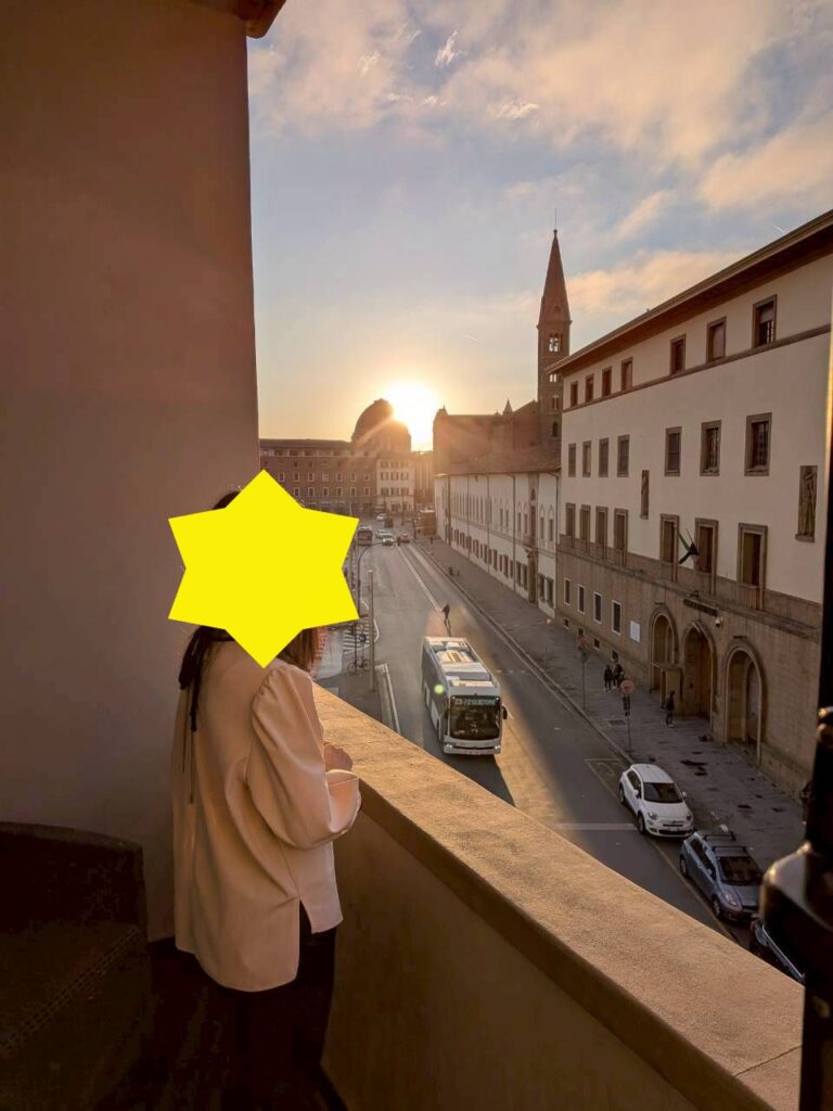 フィレンツェ ホテルからの景色